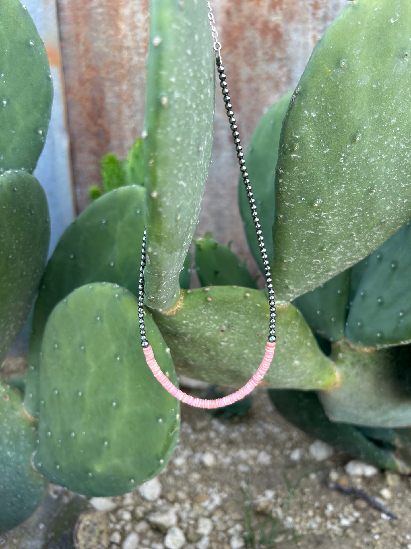 Pink Conch Necklace