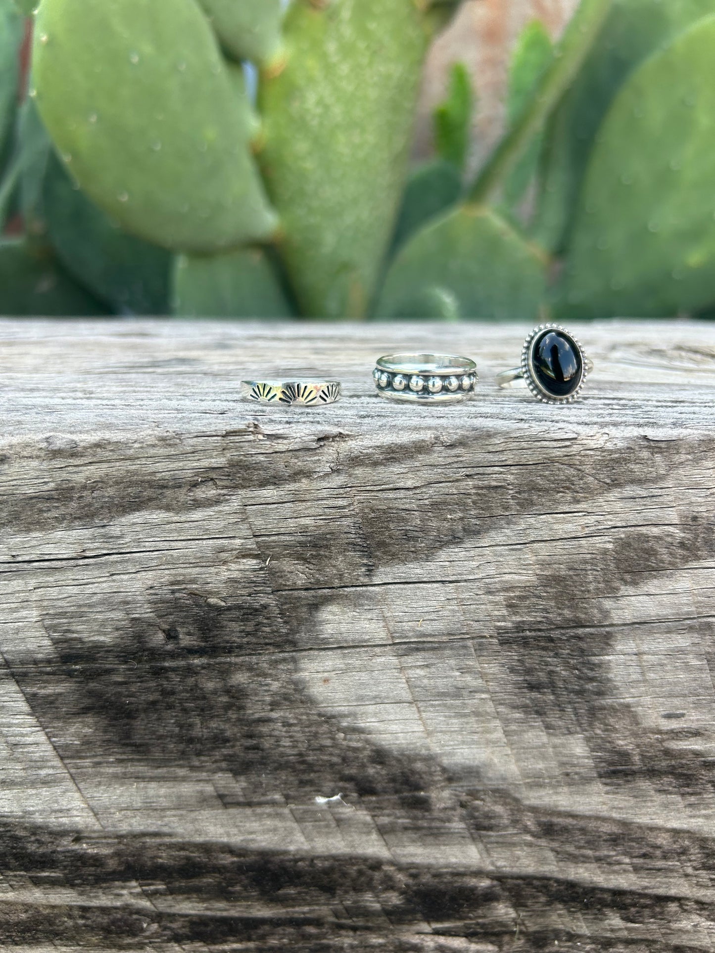 Black Onyx Ring Size 8