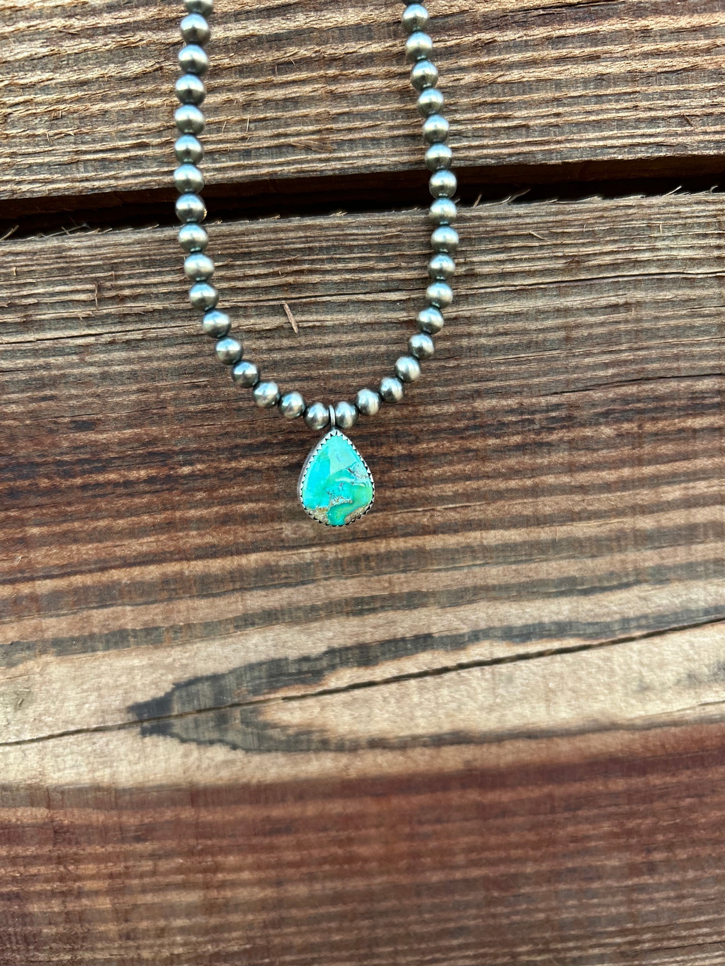 Small Turquoise Pearl Necklace