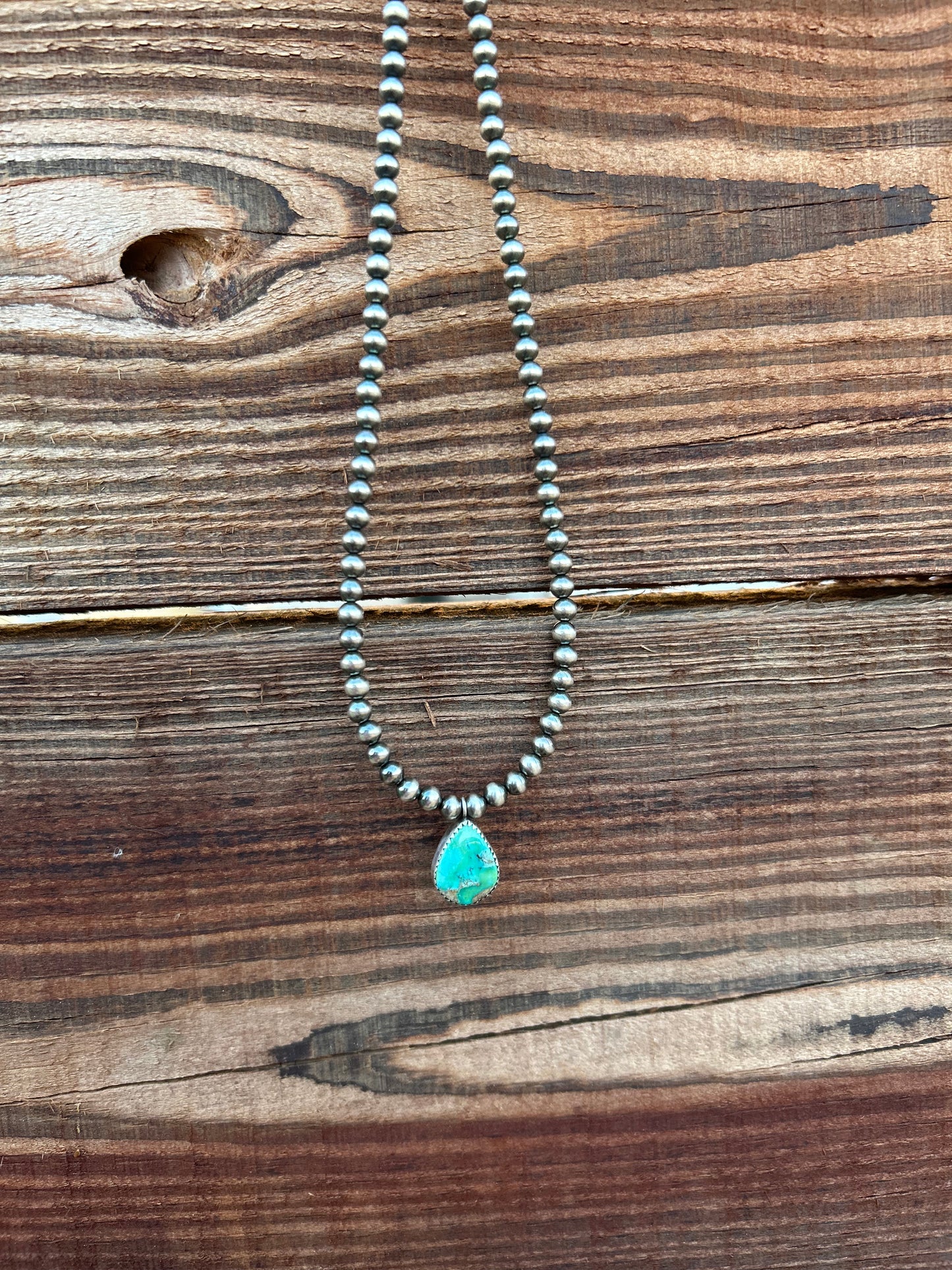 Small Turquoise Pearl Necklace