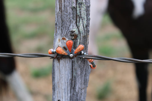 Orange Stretchy Bracelet